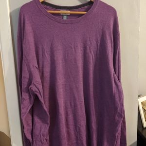 Purple crew neck sweater